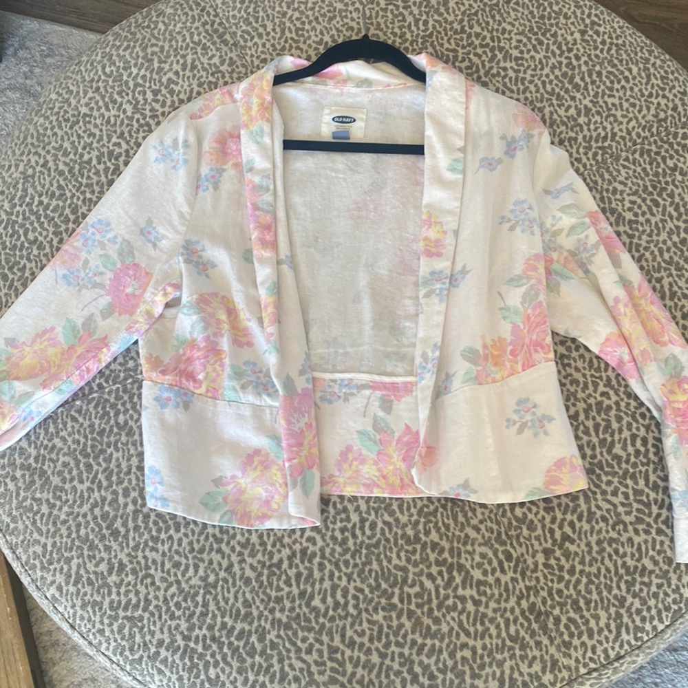 Old navy floral blazer